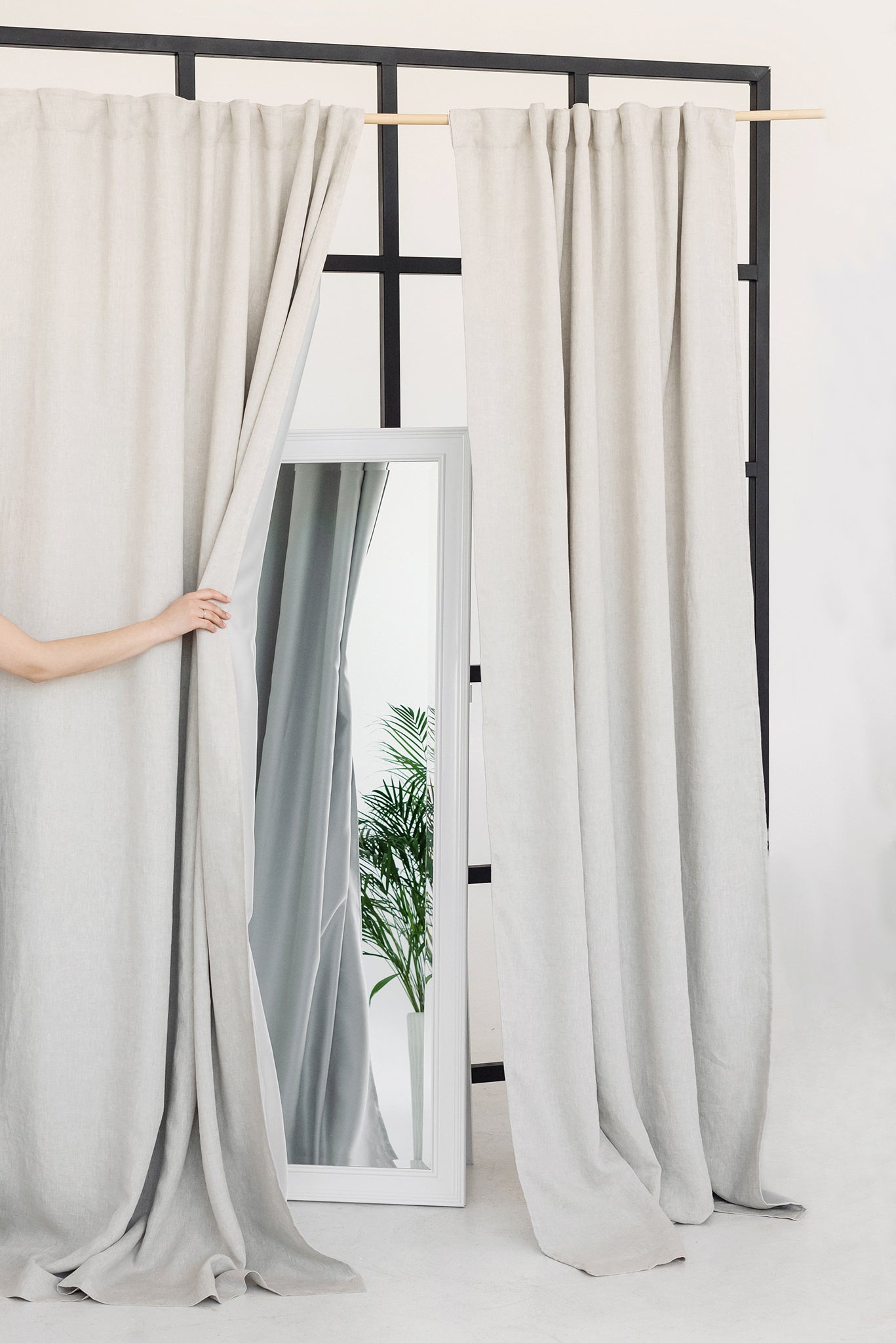 Embrace Tranquility with High-Quality Linen Blackout Curtain