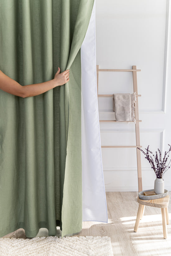 The Versatility of Linen Shower Curtains: A Guide to Different Hanging Methods