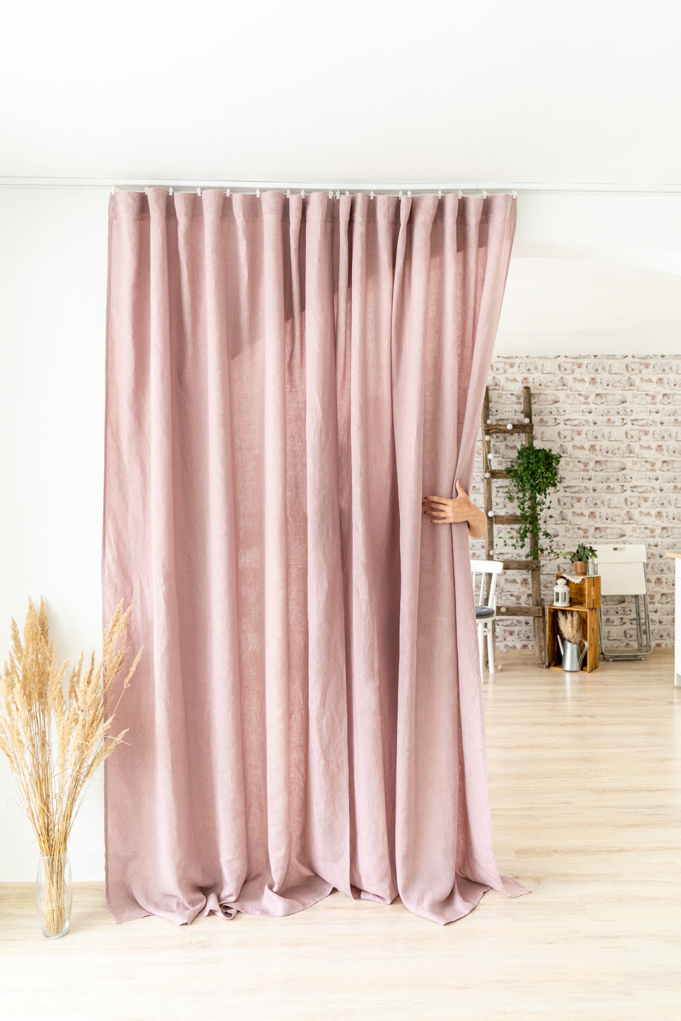 Linen curtains. Custom order for James